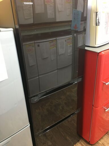 H032 TOSHIBA 3ドア340L冷蔵庫　GR-G34SY 年内自社配達無料！