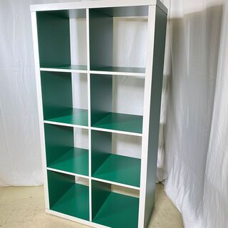 IKEA イケア シェルフ 飾り棚 フリーラック 収納棚 グリー...