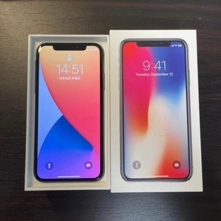 【値下げ】iPhoneX 国内正規SIMフリー 256GB ブラック