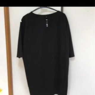 大きいサイズ   4L  チュニック 黒白の画像