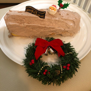 チョコロールケーキ作りしましょう！