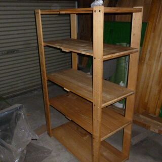 木製物置きラック