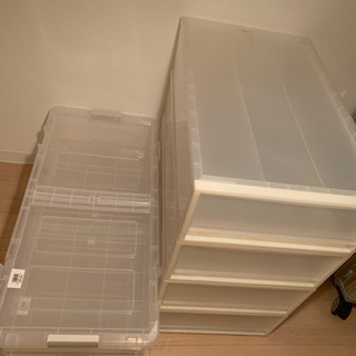 無印良品引き出しとニトリの布団収納