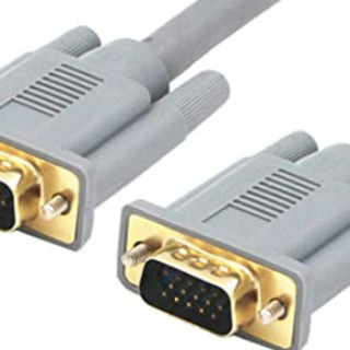 ディスプレイケーブル VGAケーブル D-sub15ピン VGAオス-オス ケーブルキコネクタ 液晶テレビ ディスプレイ プロジェクター HDTV等に適用の画像