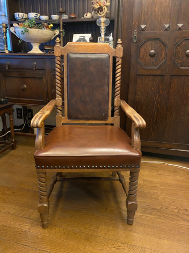 イギリス　アンティークチェアー