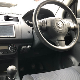 【取引終了】車検R4.4　長野市　ズズキ　スイフト　1.3　XGエアロ　4WD　5MT　スマートキー　シートヒーター　特別限定車　ブラック　ワンオーナー　HDDナビ　寒冷地仕様車の画像