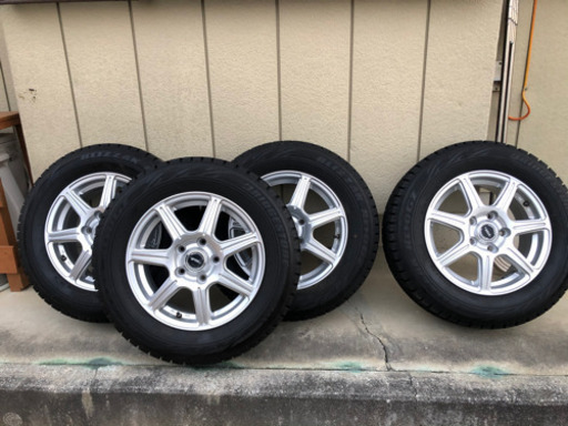 美品ブリジストン　４本　ブリザック　REVO GZ スタッドレス＆アルミ(TOPRUN) 195 65 15