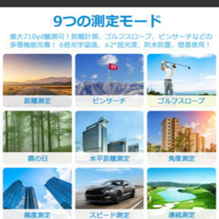 ゴルフ 飛距離計【新品未使用】の画像