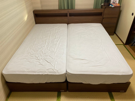 ツインベッドマットレス付き[取引き中]