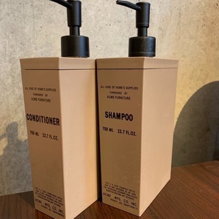 【ACME】シャンプー、コンディショナー詰め替えボトル