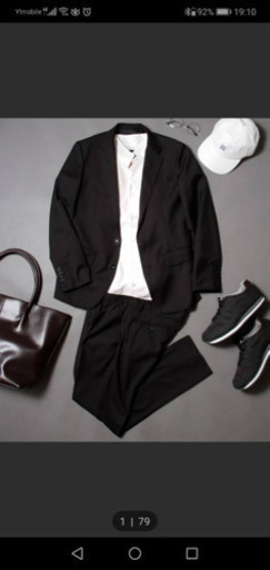 【Garageroom】上下2点ストレッチセットアップパンツスーツ SETUP