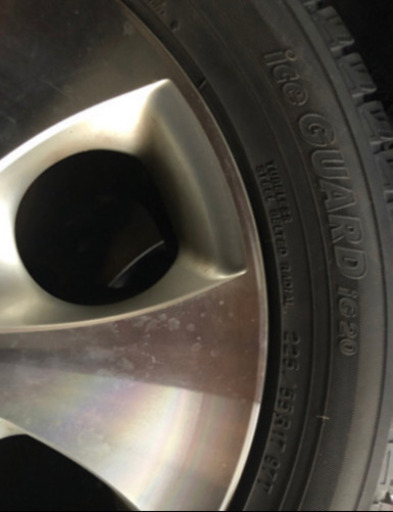 期間限定?アルミホイール雪タイヤ付き4本バリ山225/55R17 tire-shonai_b8180