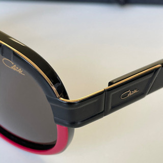 未使用　カザール Cazal Legends 884 002 Sunglasses Black Red 未使用 カザール Cazal Legends 884 002 Sunglasses Black Red