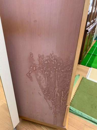 【リサイクルショップ八光、田上店　配達・設置OK 】ナチュラルブラウン　大型靴箱