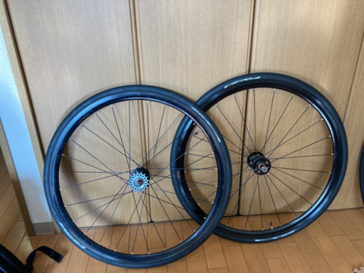 引き取り限定　ピストバイク完成車ホイール　フジ