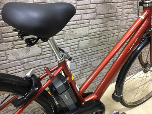 クリスマスSALE  東京23区配達無料　新基準　ヤマハ　パスシティ　4.3Ah リチウム 電動自転車 中古 YAMAHA ■27インチ