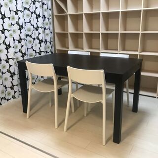 【美品】IKEA伸長式ダイニングセット