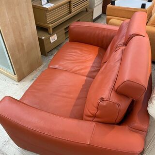 【愛品館 江戸川店】Italsofa　本革　2Pソファ　ソファ　ID:156-008293-007　配送可　代引き配送可（代引きの場合は現金のみのお取り扱いになります）の画像