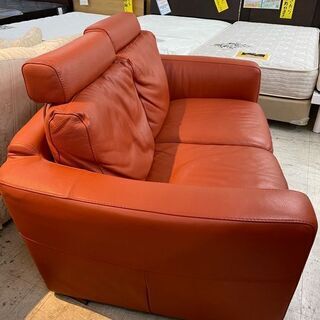 【愛品館 江戸川店】Italsofa　本革　2Pソファ　ソファ　ID:156-008293-007　配送可　代引き配送可（代引きの場合は現金のみのお取り扱いになります）の画像