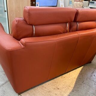 【愛品館 江戸川店】Italsofa　本革　2Pソファ　ソファ　ID:156-008293-007　配送可　代引き配送可（代引きの場合は現金のみのお取り扱いになります）の画像