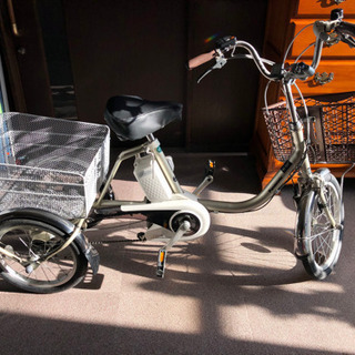 ◆パナソニック Panasonic◆ビビライフ 電動アシスト三輪自転車 BE-ELR832V 18型 車体 バッテリー・専用充電器付き
