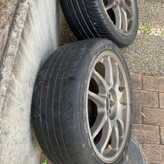 ワークエモーション17インチ　7jオフセット32pcd100 4本セットタイヤホイール4本セットの画像