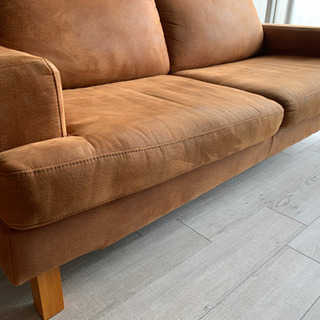 NOCEソファ 3人掛け（ライトブラウン）