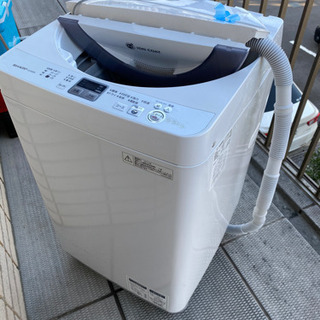 SHARP 縦型洗濯機　0円