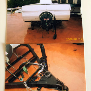 キャンピングトレーラー差し上げます。本日譲渡がきまりました。時点の方申し訳ないです。の画像