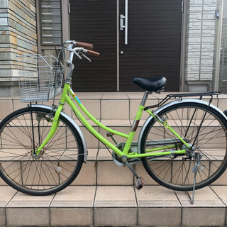 26インチ　一般自転車　オートライト