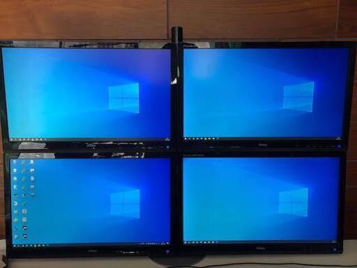 iiyama製21.5インチモニター4枚セット＋アーム付き