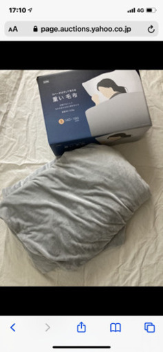 重い毛布　ニトリ