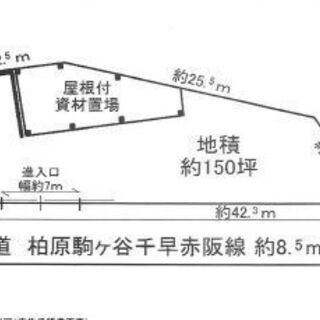 ★貸土地★   南河内郡芹生谷（大字）150坪　　 #資材置き場...