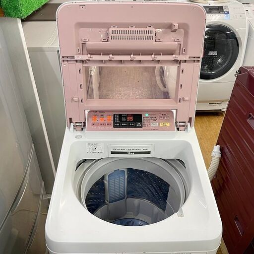 美品【 Panasonic 】パナソニック エコナビ搭載 洗濯7.0㎏ 全自動洗濯