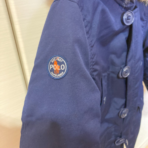 ポロ　ラルフローレン　モッズコート　ダウン　4T