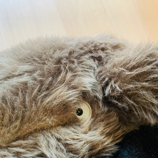 【値下げ】しっぽ付きクッション クーボ　Qoobo フレンチブラウン　※ジャンク品の画像