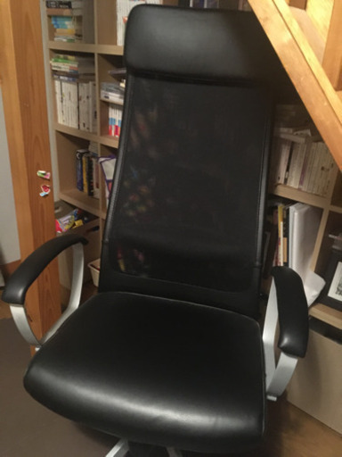 （受付終了）オフィスチェア　IKEA MARKUS  イケア　マルクス　説明書、保証書付き