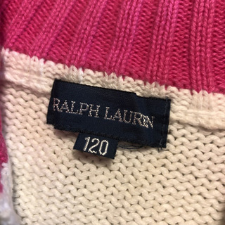 【美品❗️】ラルフローレン/キッズ/ジップアップニットの画像