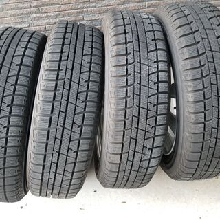(1シーズン使用) スタッドレスタイヤホイールセット / 155/65R14 / YOKOHAMA ヨコハマ アイスガード5 IG50プラス / ダイハツ　タントで使用