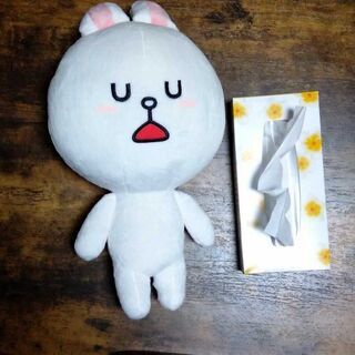 LINE　コニー　うさぎ　ぬいぐるみ