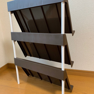 取引先決定★スリム☆3段シューズラックの画像