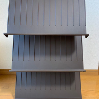 取引先決定★スリム☆3段シューズラックの画像