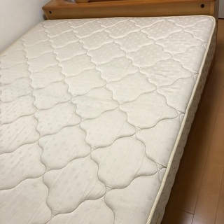 ワイドダブル 152cm アイシン精機 ベッド フランスベッド 低反発 ハード マットレスの画像