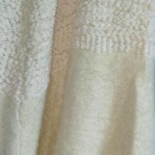 冬ニット ホワイトの画像