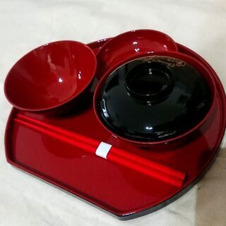 【新品・未使用】お食い初め 食器セット 女の子用