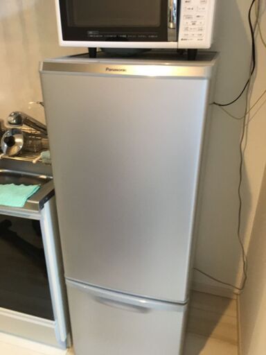 Panasonic ２ドア冷蔵庫　168L　NR-B178W-S シルバー