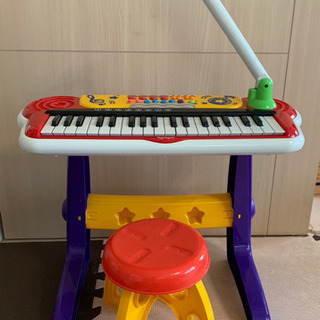 キッズキーボードDX おもちゃ　ピアノ　マイク付き