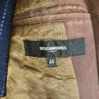 DESIGNWORKS コート HARRIS TWEED コラボの画像