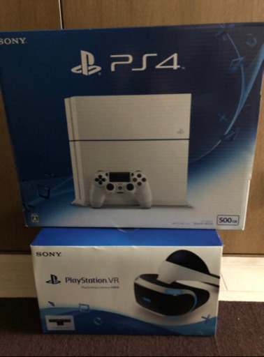 初期型PS4 グレイシャーホワイト　PSVR　セット