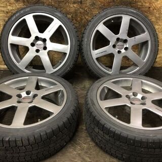 【DUNLOP DSX-2 215/45R17】スタッドレス 4本【Schmidt Motorsport 社外 17インチ 7J5HPCD100+35】　(VTG303) クレジットカード QR決済可能